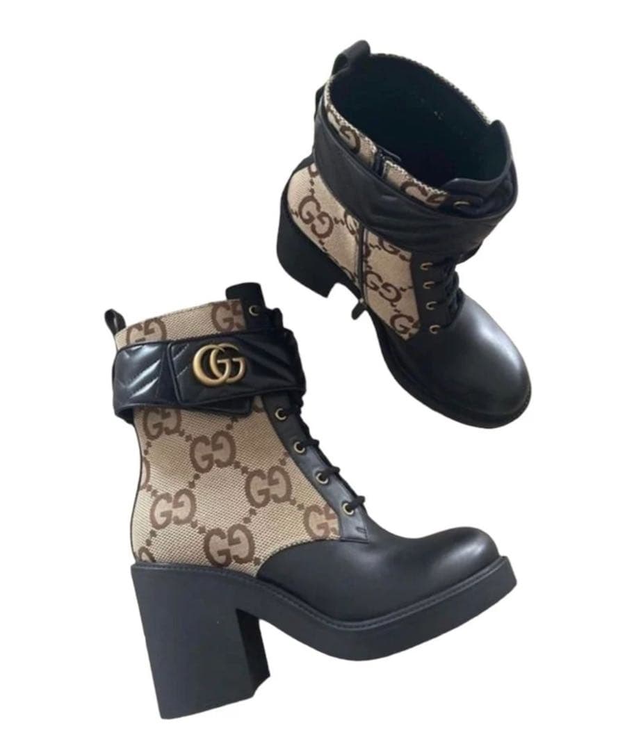 新品未使用！GUCCI GGロゴ ショートブーツ