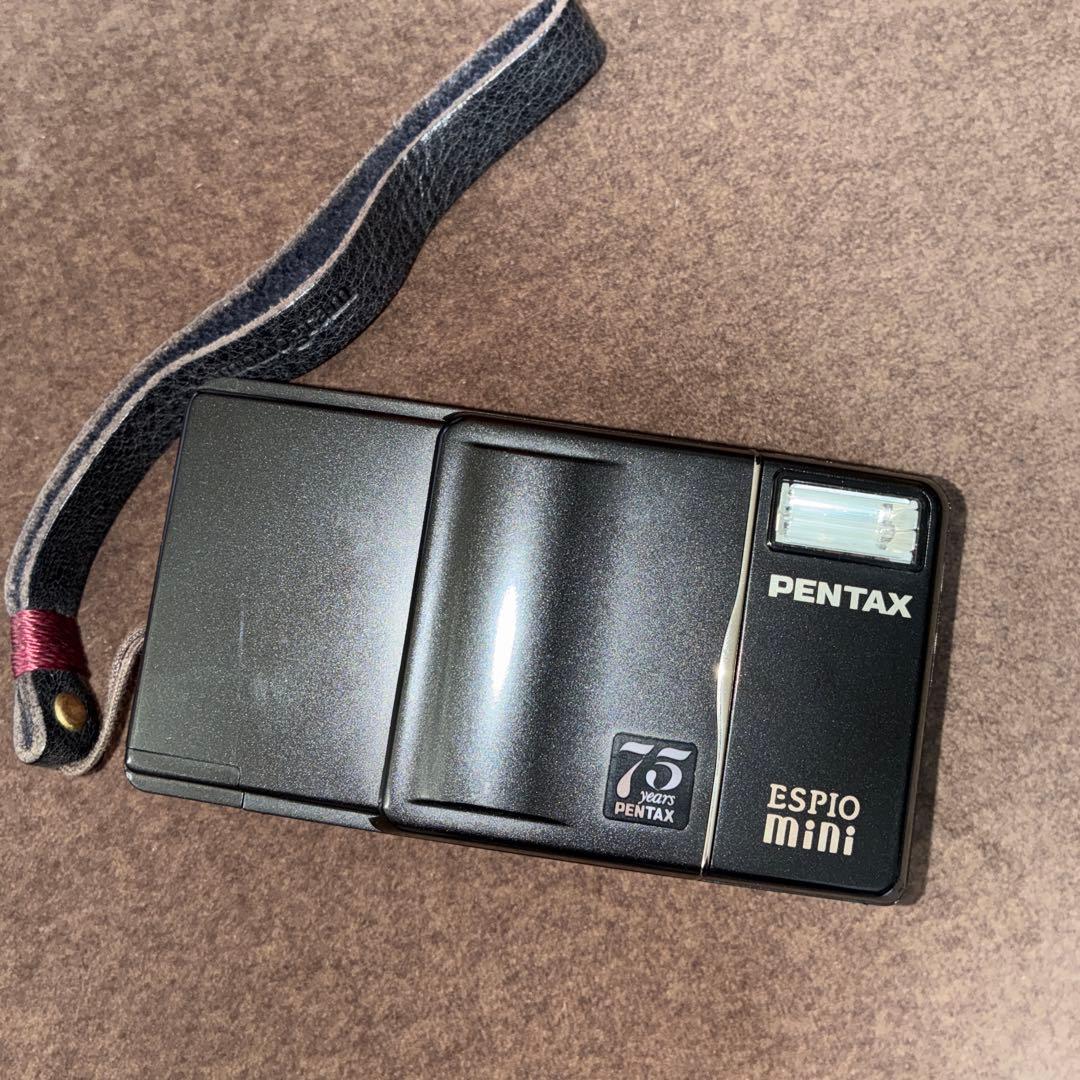 【完動品】PENTAX ESPIO mini 75周年 極美品　フィルムカメラ