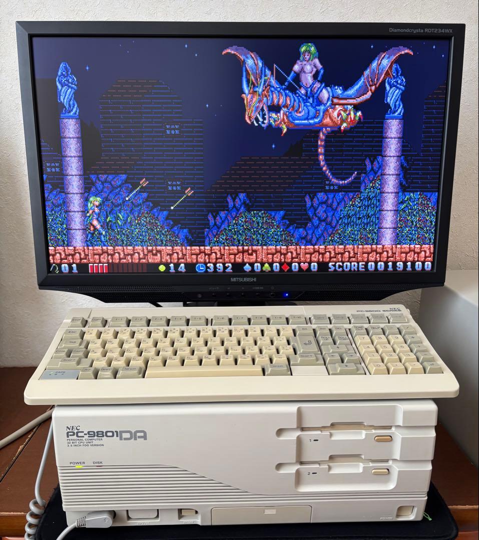 PC-9801DA 本体のみ 動作品