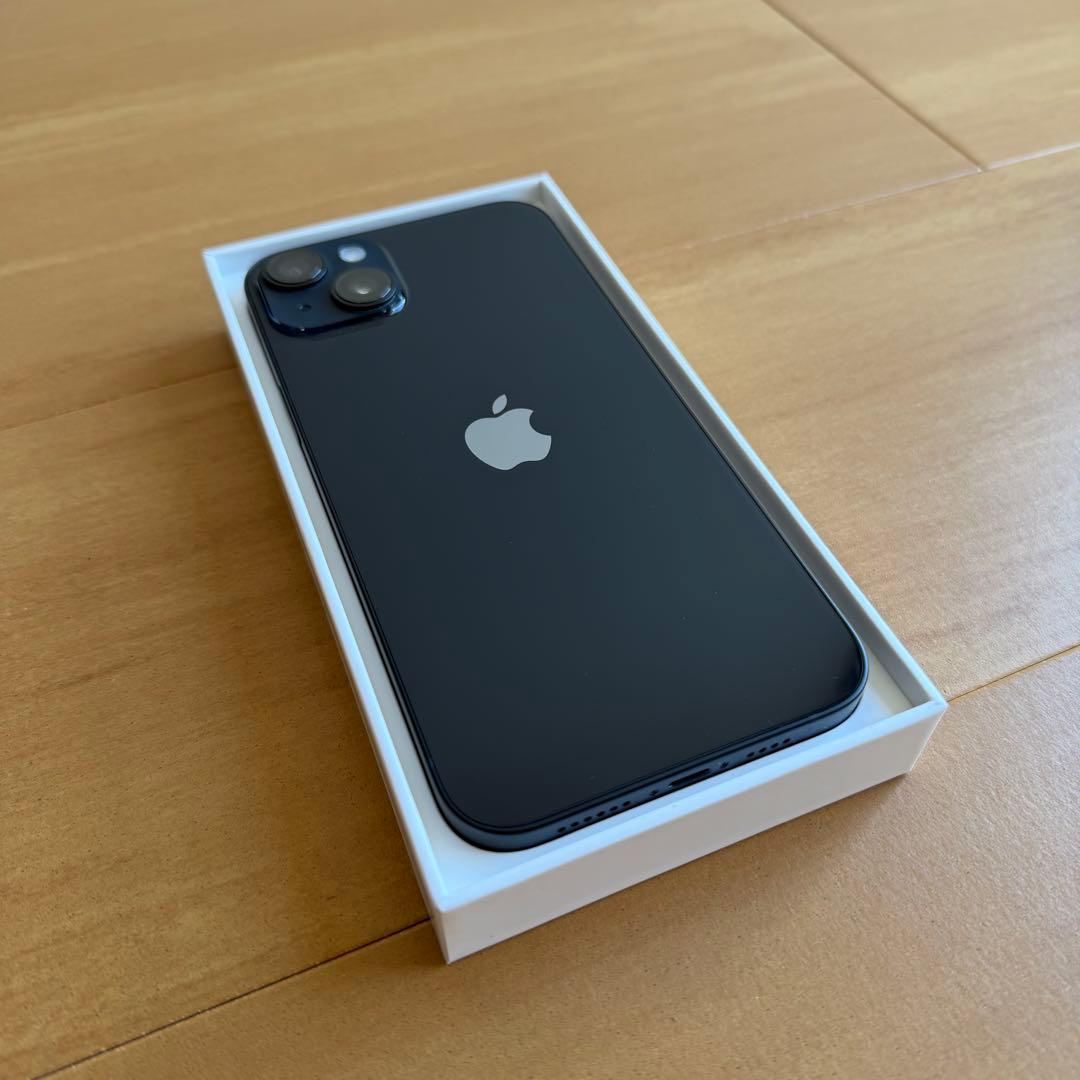 iPhone 14 plus 256GB ミッドナイト magsafe ケース付