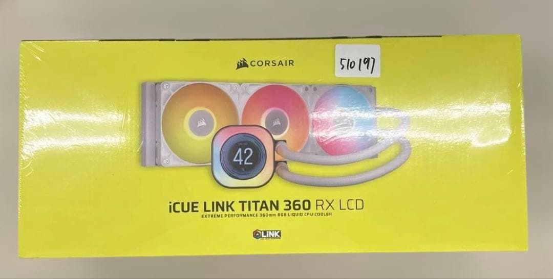510197 CORSAIR iCUE LINK TITAN 360ラジエーター