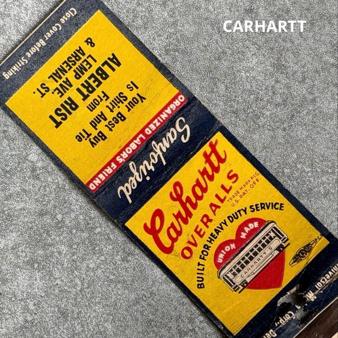 〜40s CARHARTT カーハート マッチカバー ワーク オーバーオール