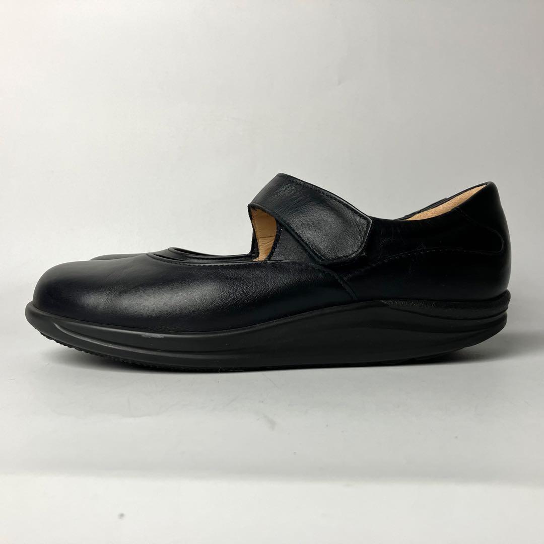 【未使用級】Finn Comfort メリージェーン　ストラップ　黒　23.5