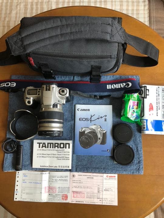 キャノン EOS kissⅢ フィルムカメラ タムロン471Dレンズ付き