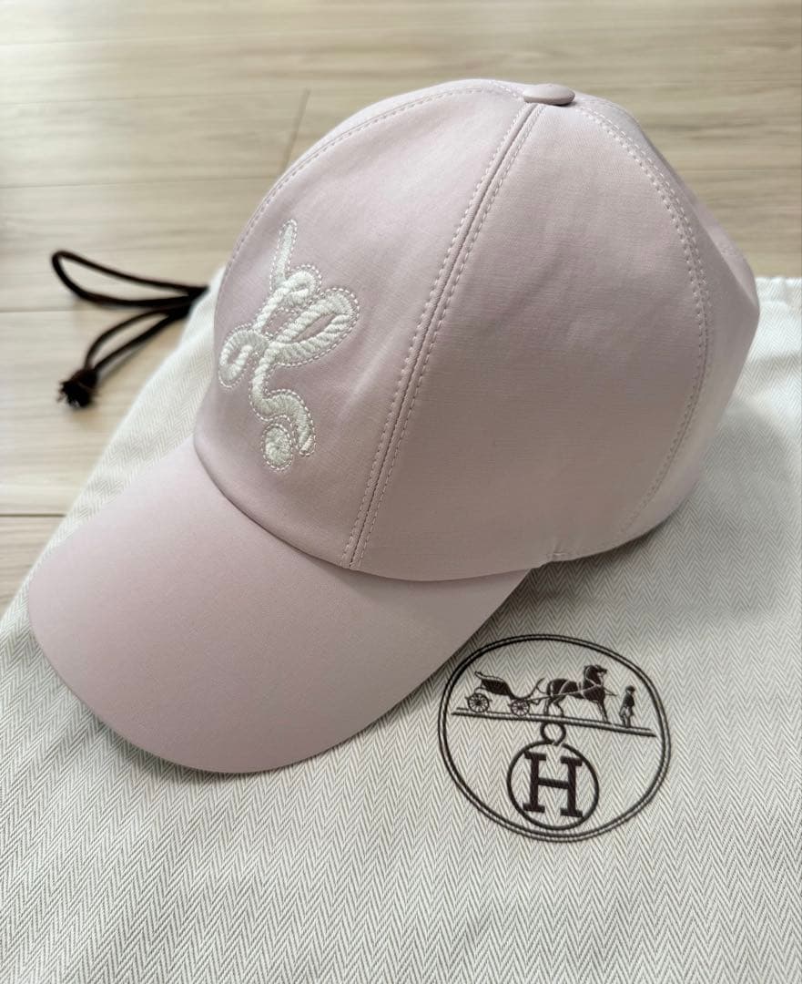 HERMES キャップ ピンク　サイズ57