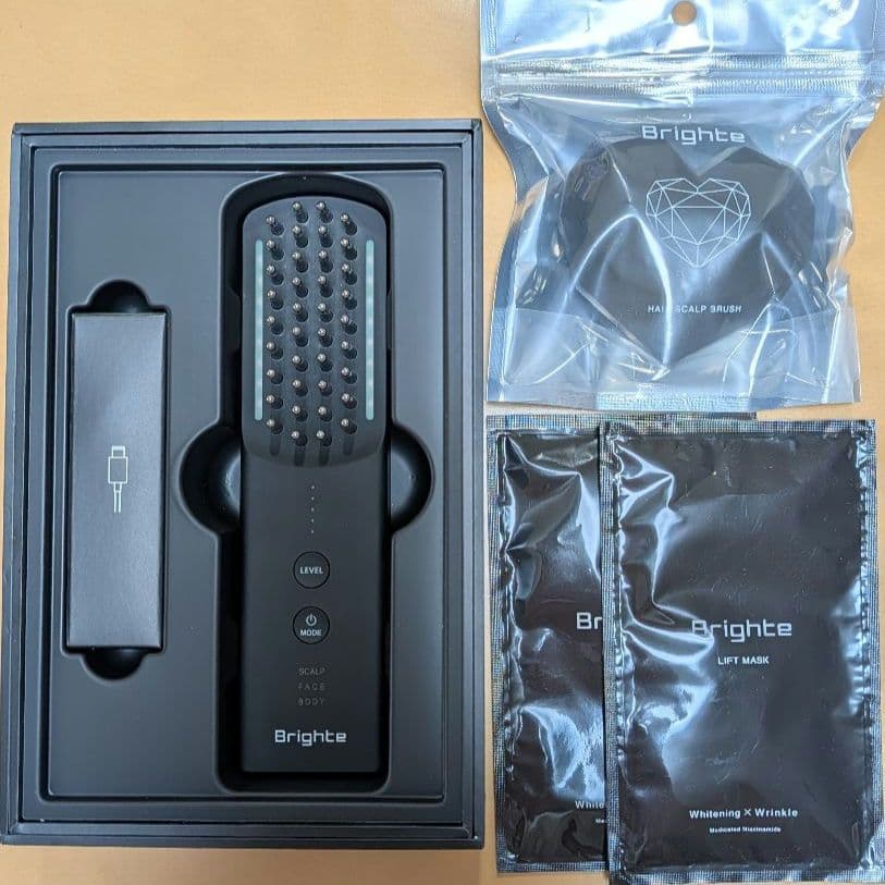 最新型 Brighte ELEKI BRUSH+ 美顔器 エレキブラシ プラス