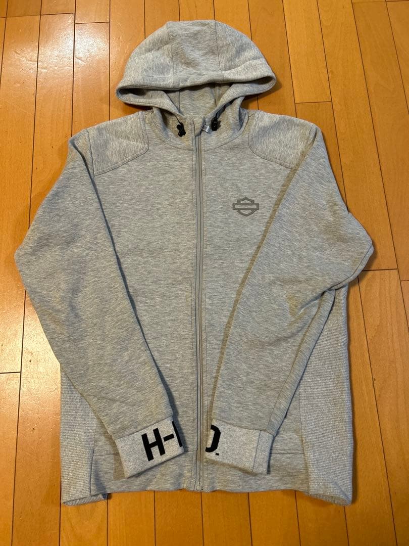 Harley-Davidson グレー フルジップパーカー