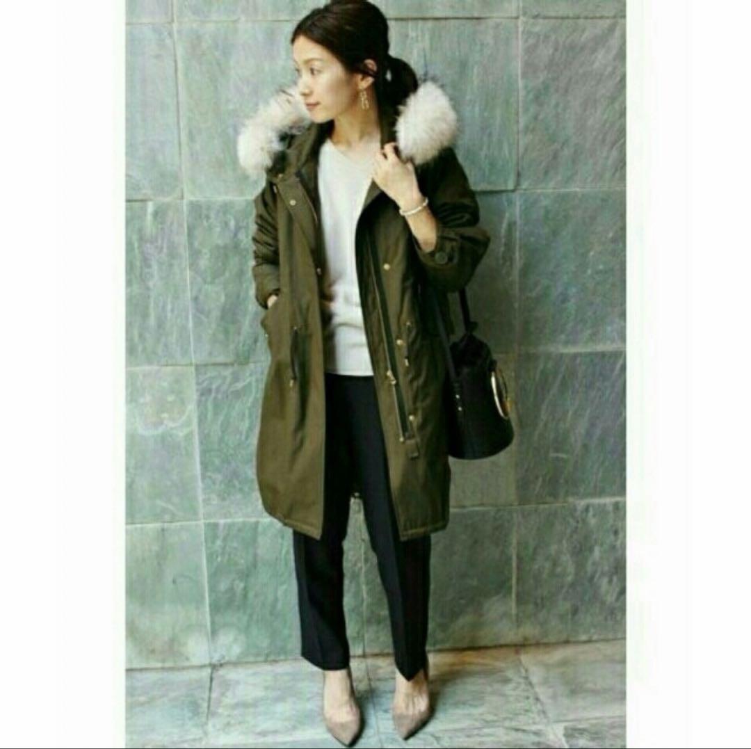 スローブイエナ　ファー付きモッズコート