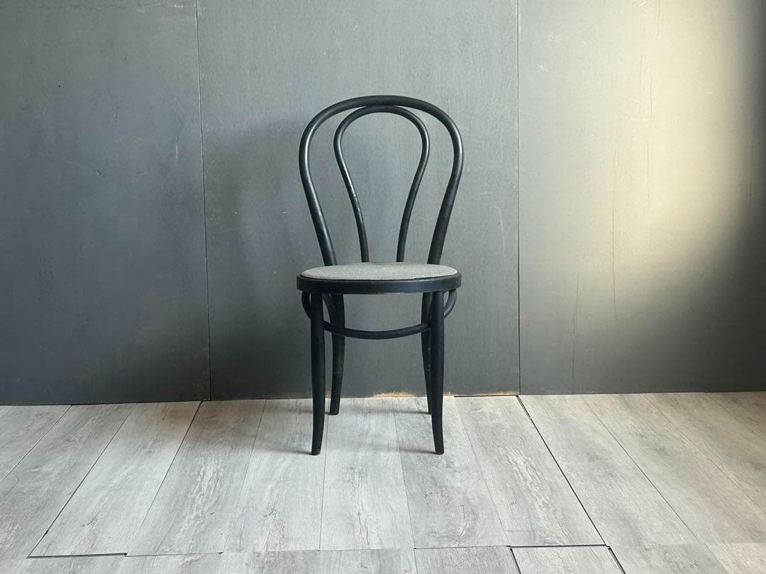 ①　秋田木工　AKIMOKU リペイント　ブラック　ベントウッドチェア　NG