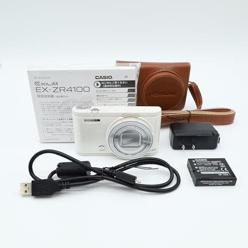 CASIO EXILIM EX-ZR4100 ホワイト デジタルカメラ コンデジ