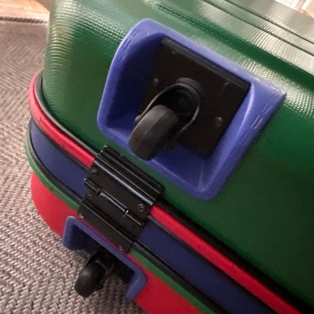 BENETTON キャリケース 美品 レトロ カラフル