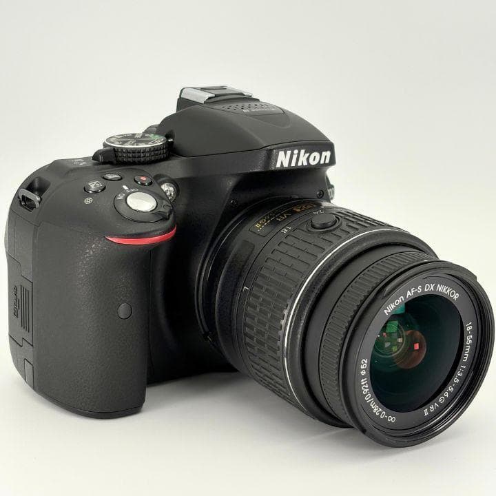 【美品＆SDカード付】Nikon D5300 Wズーム 総ショット1620回◎