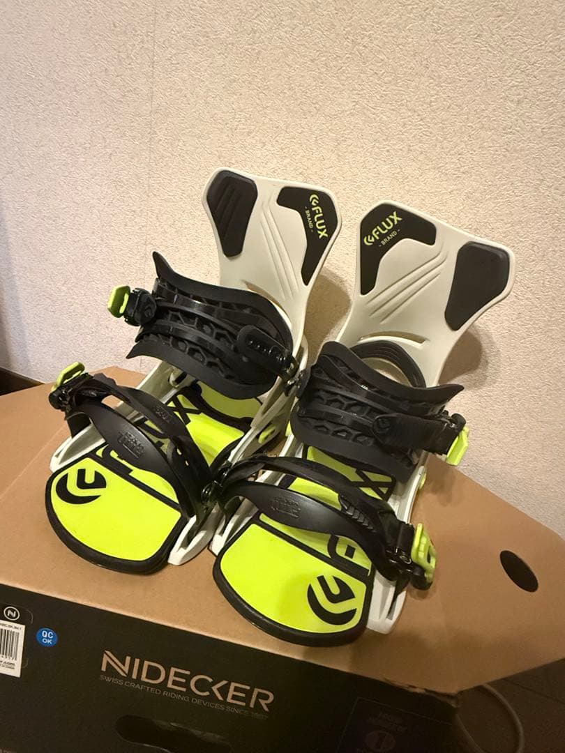 FLUX E-RUX ビンディング ホワイト/イエロー