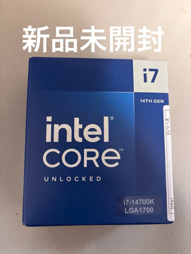 新品未開封 Intel Core i7-14700K LGA1700