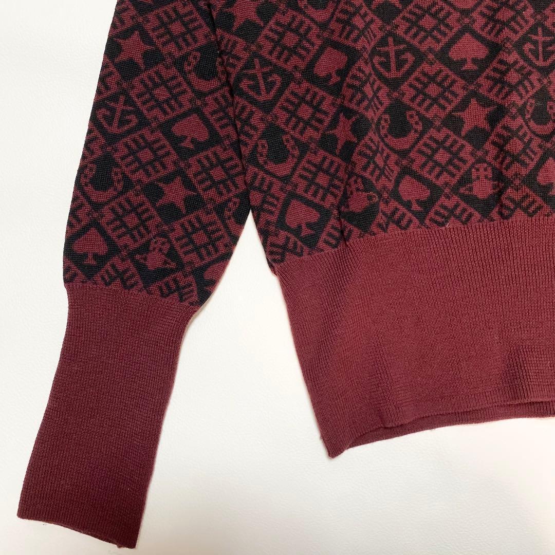 ヴィヴィアンウエストウッド　ニット　オーブ　ダイヤモンド　スペード　星　いかり