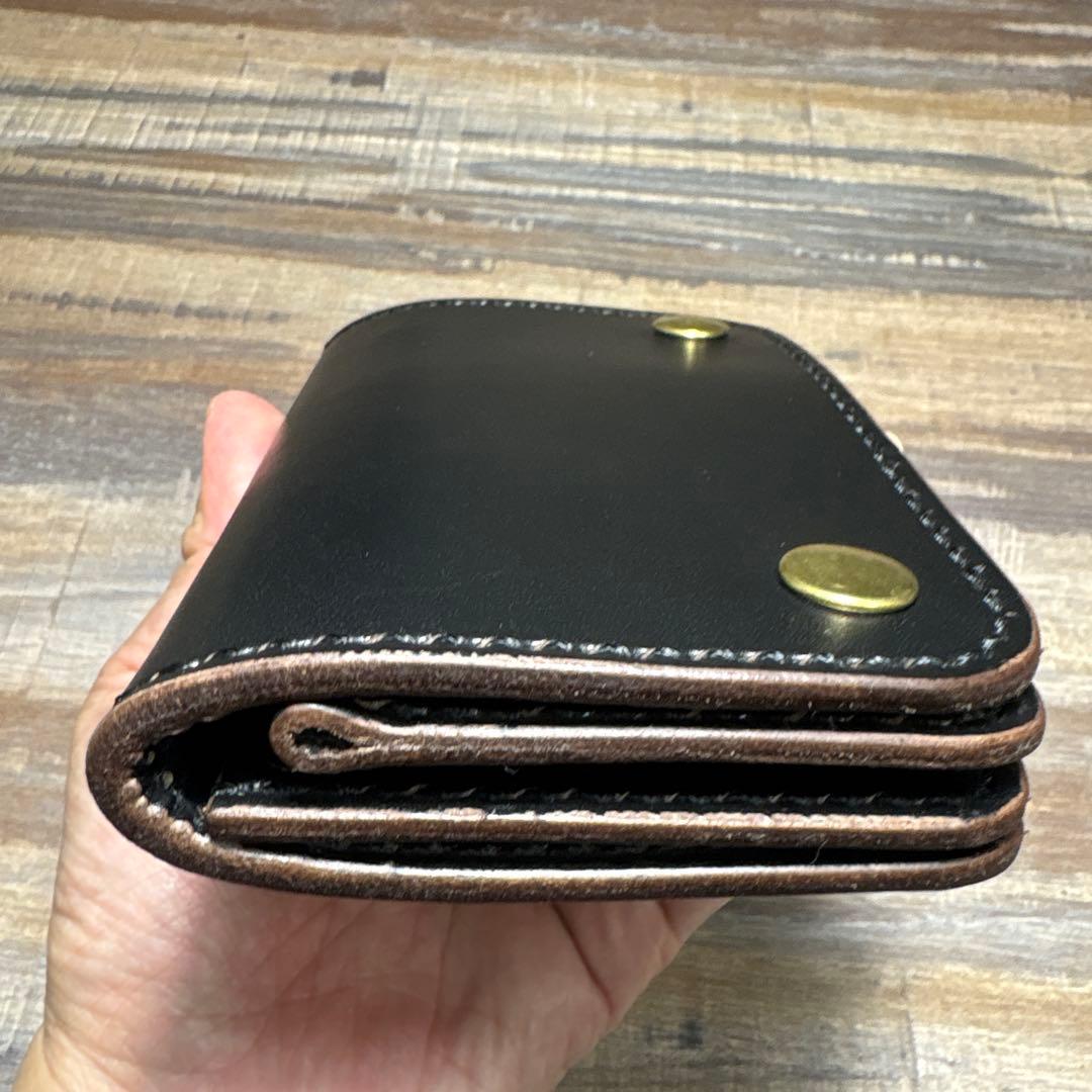 【花鈴】ミドルトラッカーウォレット (茶芯)