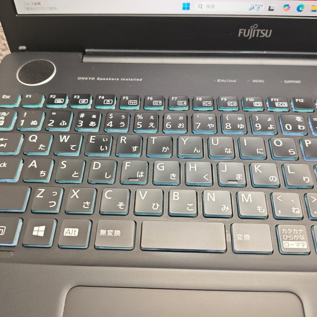 処分i7＆ONKYO＆Windows11✨高精細フルHD富士通ノートパソコン