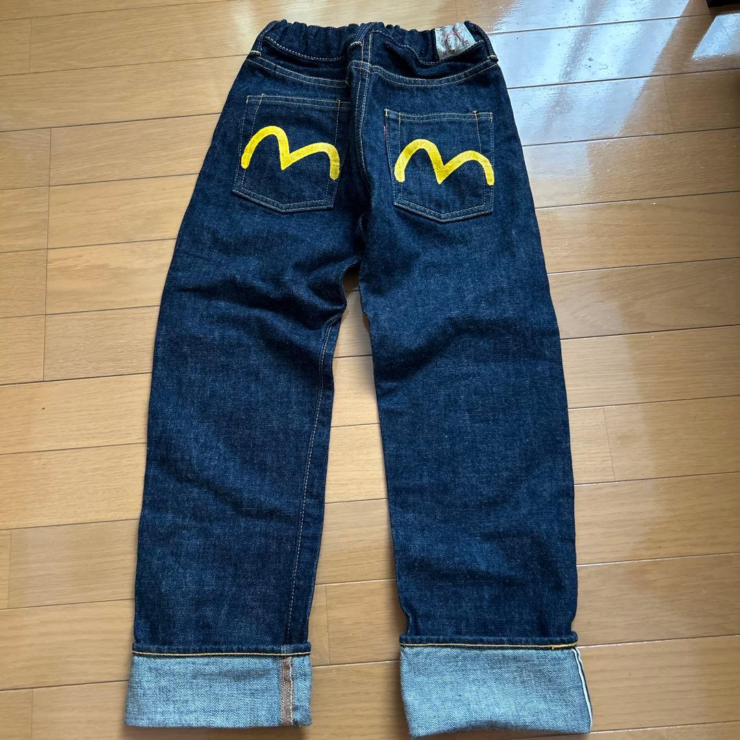 【正規品】少年エヴィスジーンズ　サイズ4　130cm EBISU デニム