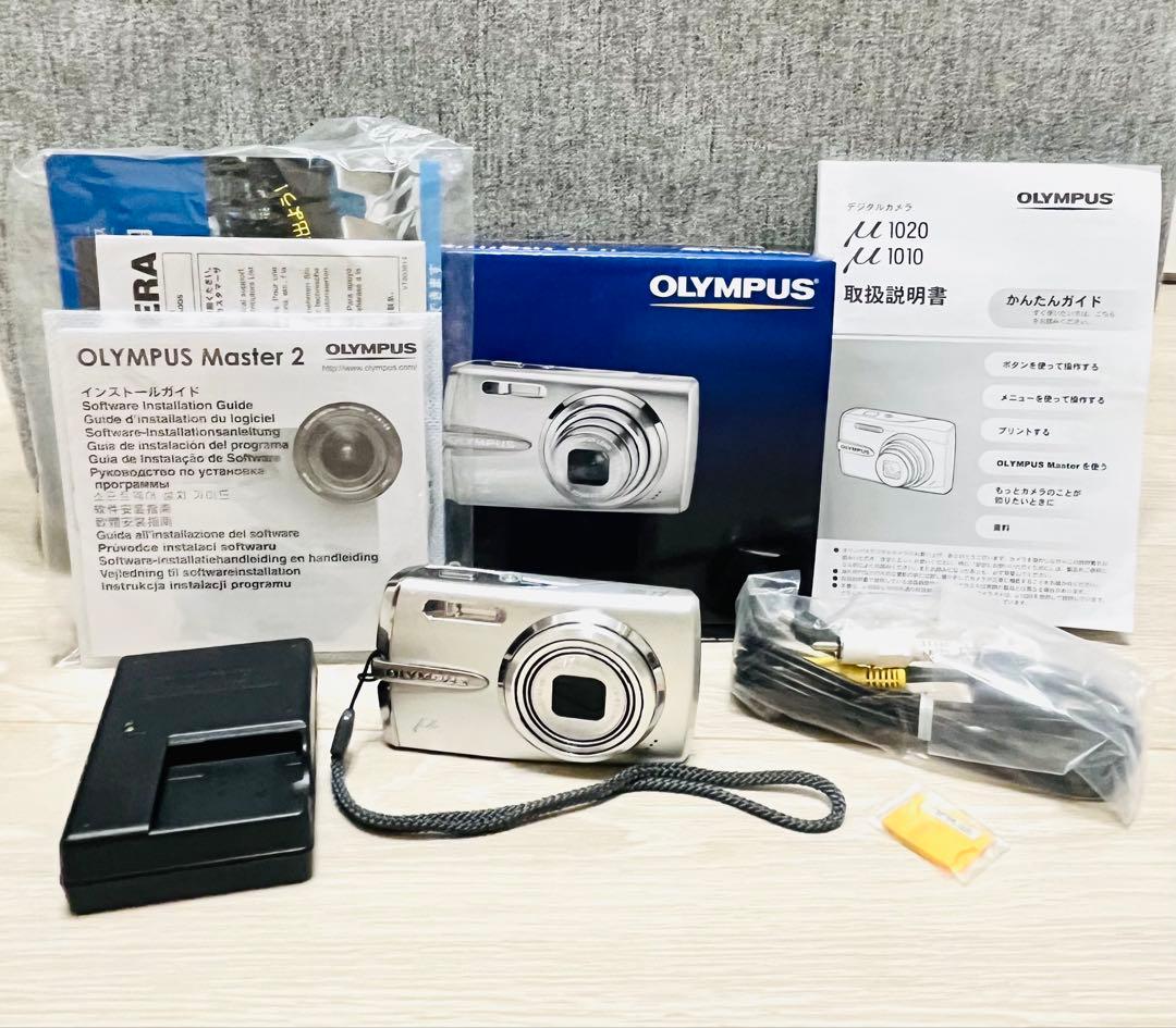 【動作確認済】OLYMPUS ミュー1020 コンデジ シルバー