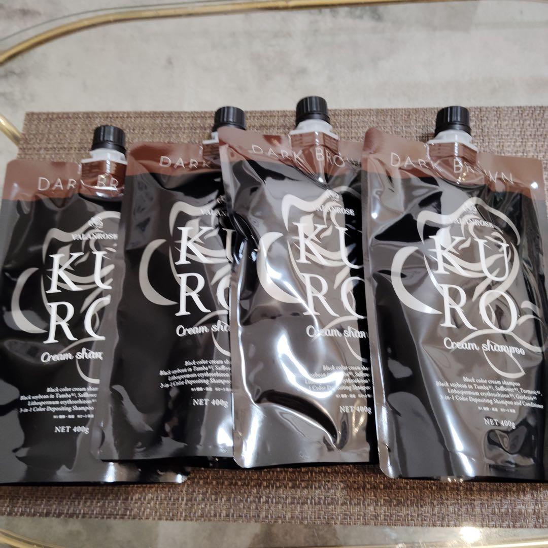 sf8373 バランスローズ KUROシャンプー(ダークブラウン) 400g×4