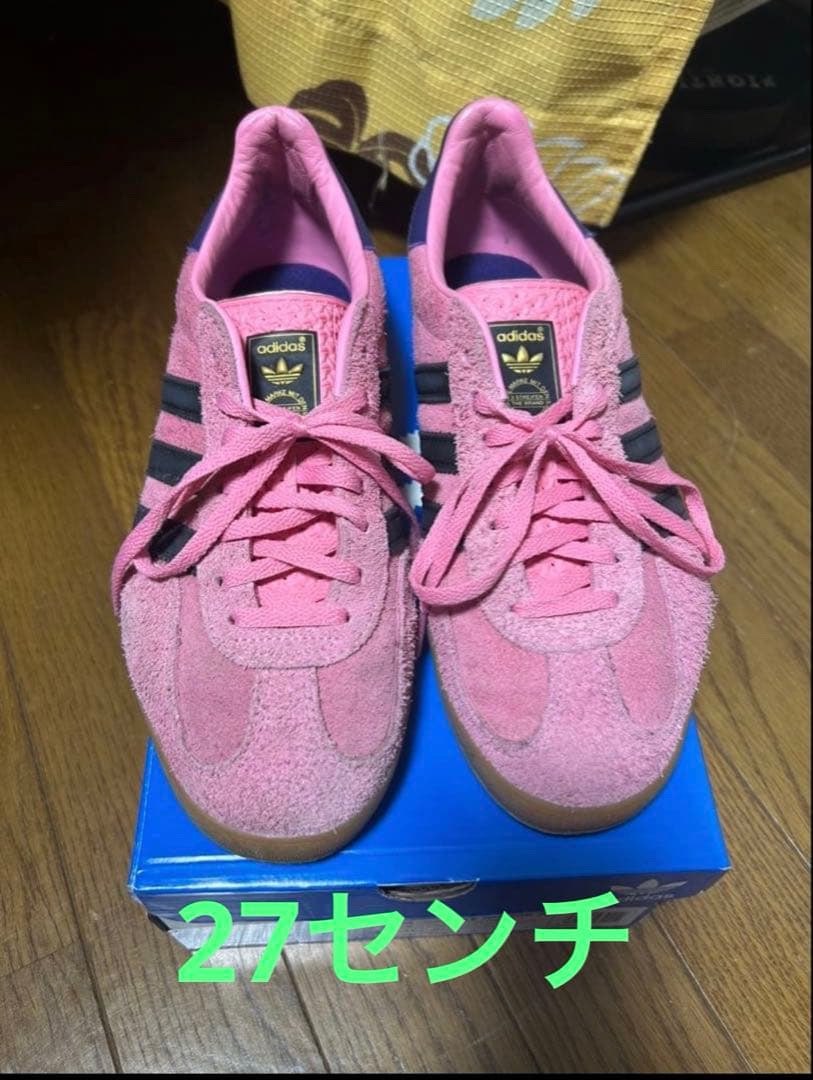 adidas ガゼル ピンク スエード スニーカー