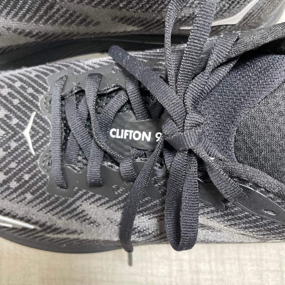 HOKA CLIFTON 9 ブラック26.5cm
