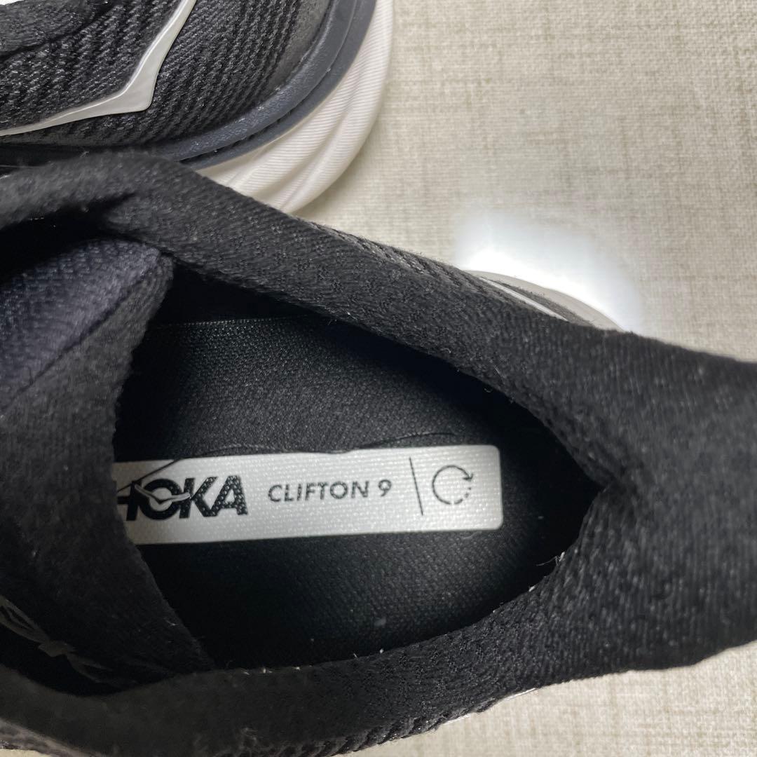 HOKA CLIFTON 9 ブラック26.5cm