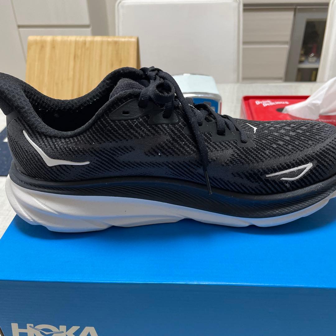 HOKA CLIFTON 9 ブラック26.5cm