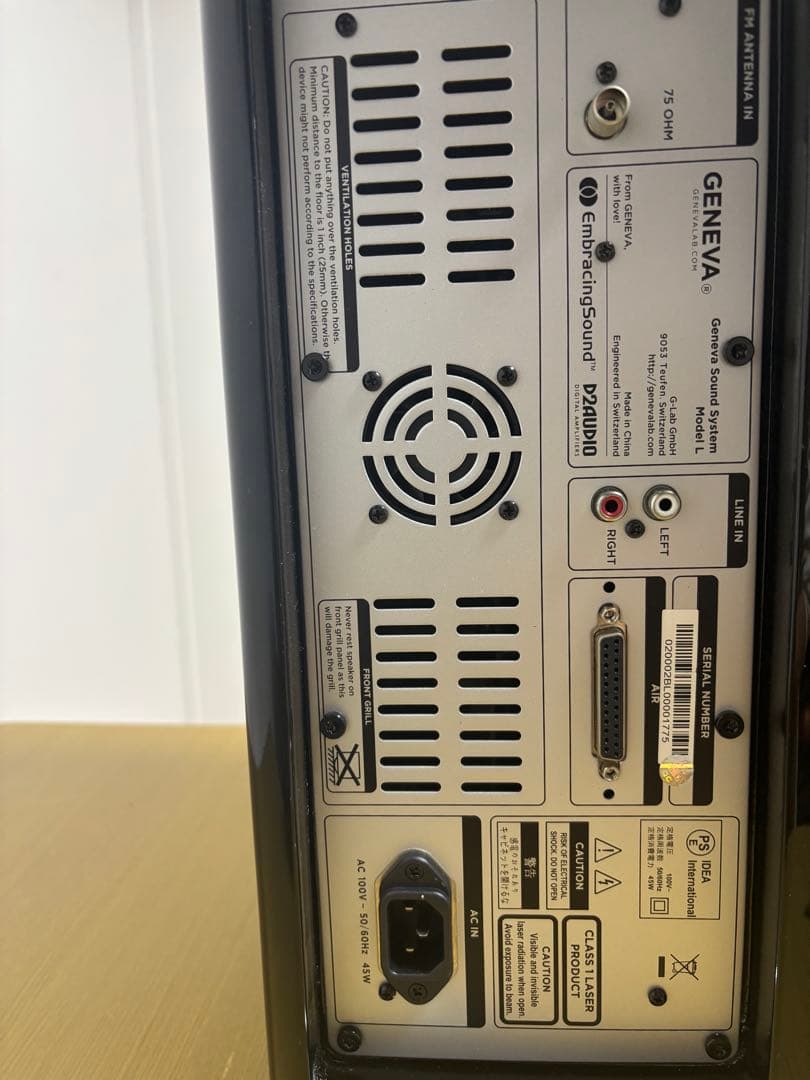 GENEVA スピーカーmodel L