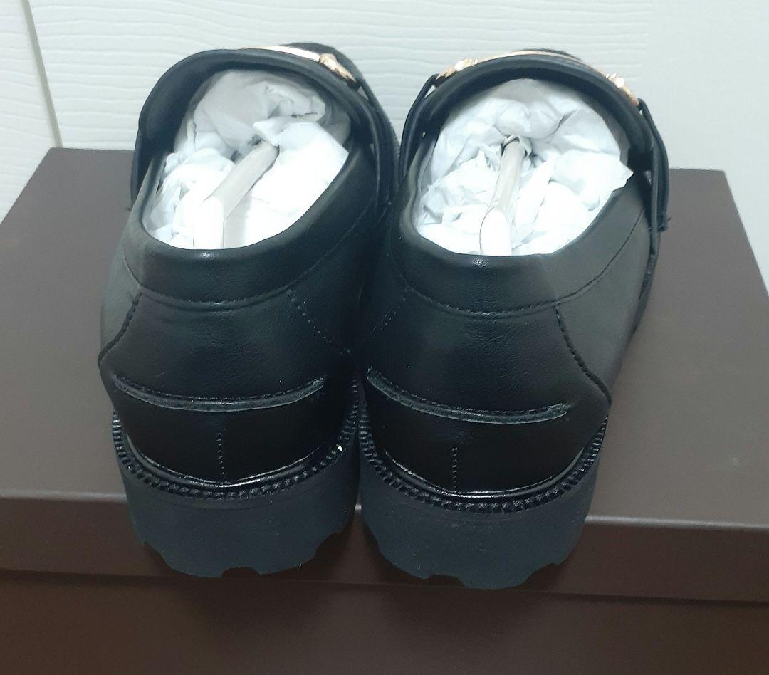 【新品未使用】Mazell / トラックソールビットローファー