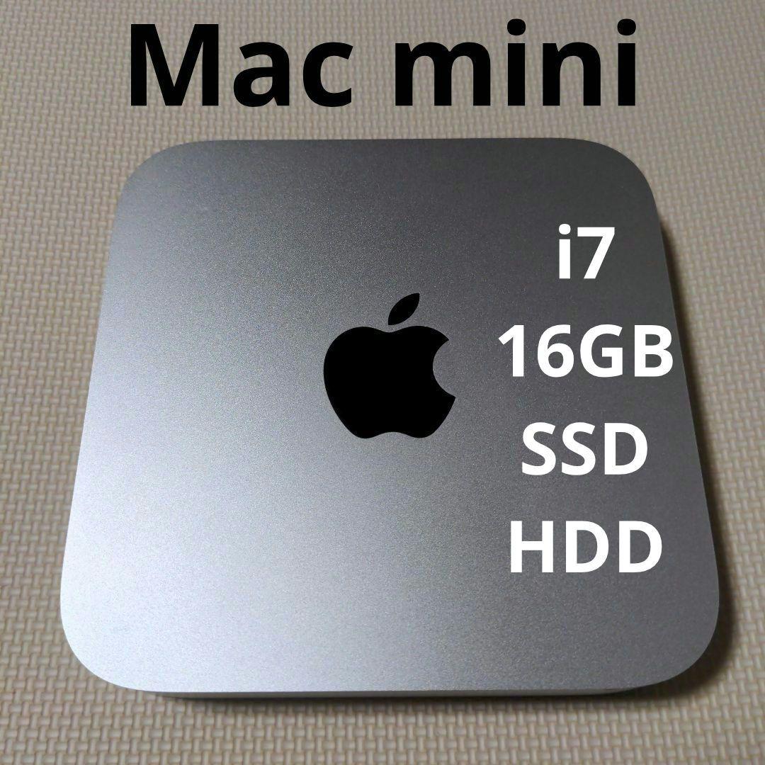 Macデスクトップ Mac mini server i7 2012 RAM16GB SSD+HDD
