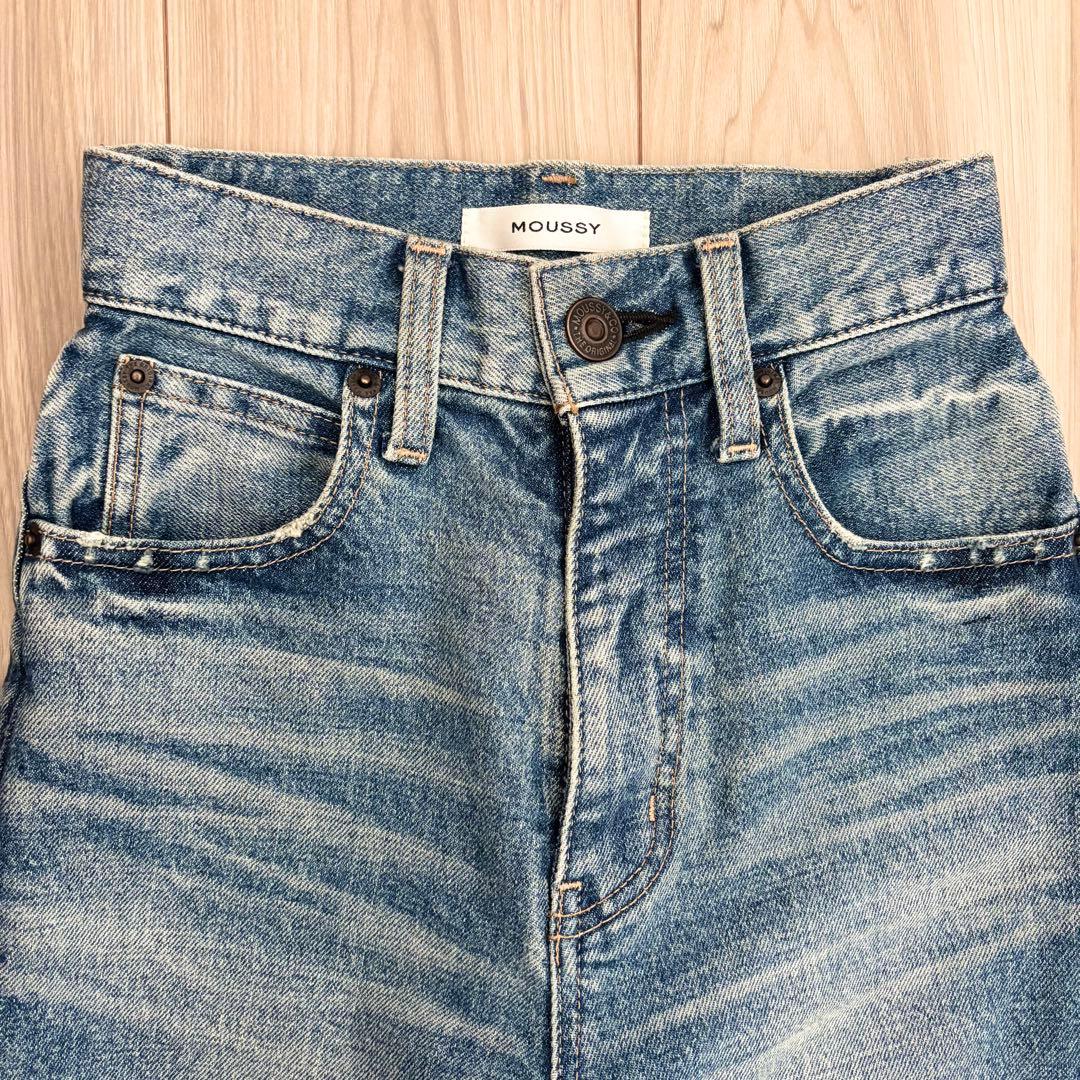 MOUSSY マウジー MVS FLARE フレアデニム BLUE ブルー 22