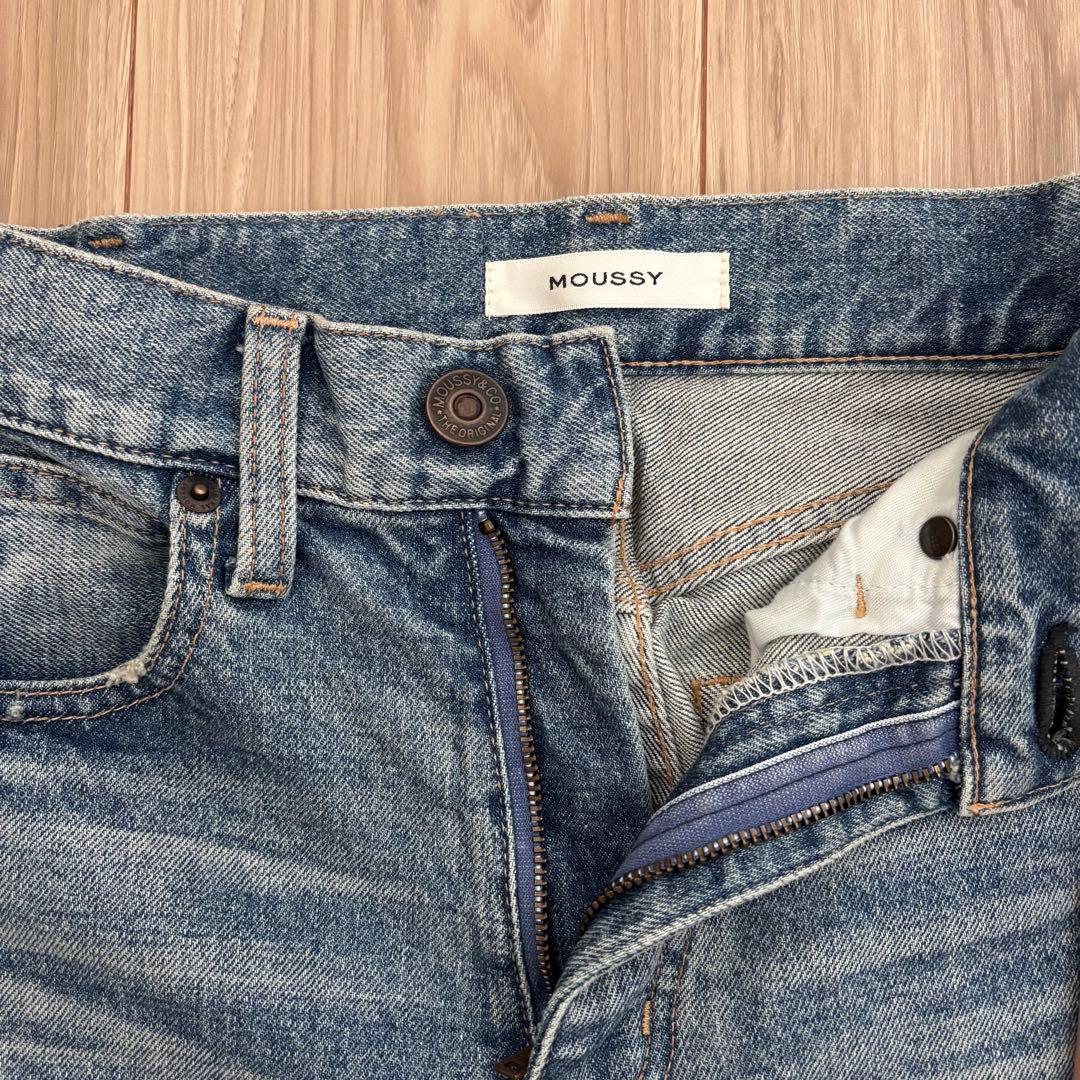 MOUSSY マウジー MVS FLARE フレアデニム BLUE ブルー 22