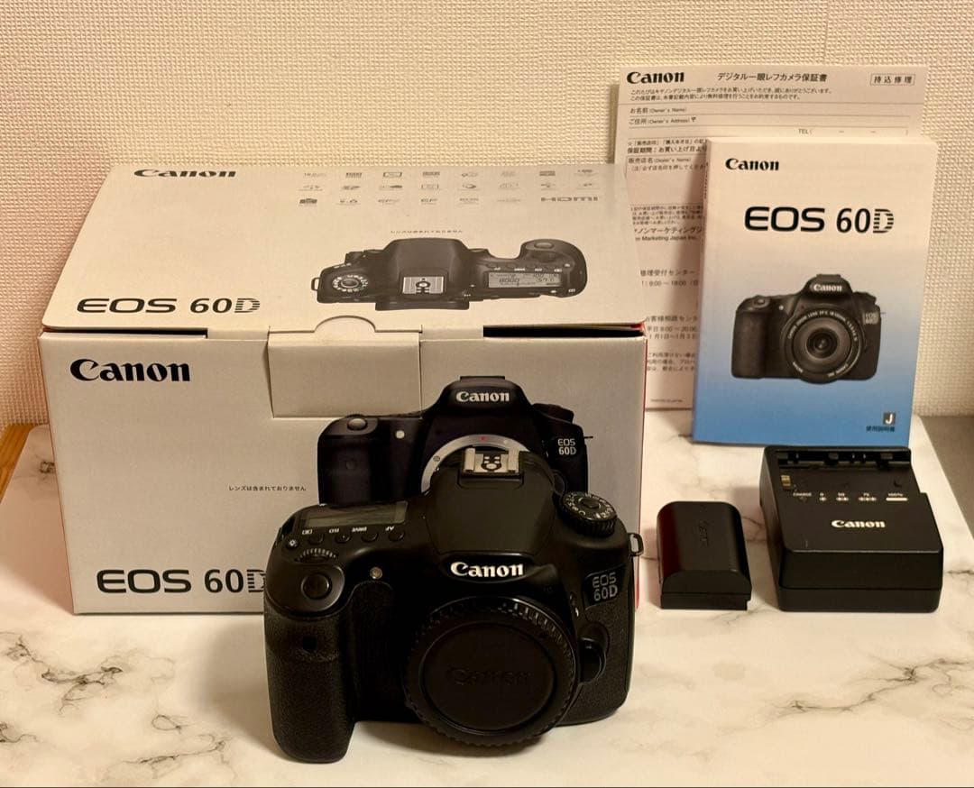 Canon EOS 60D 本体 バッテリー 元箱 付き