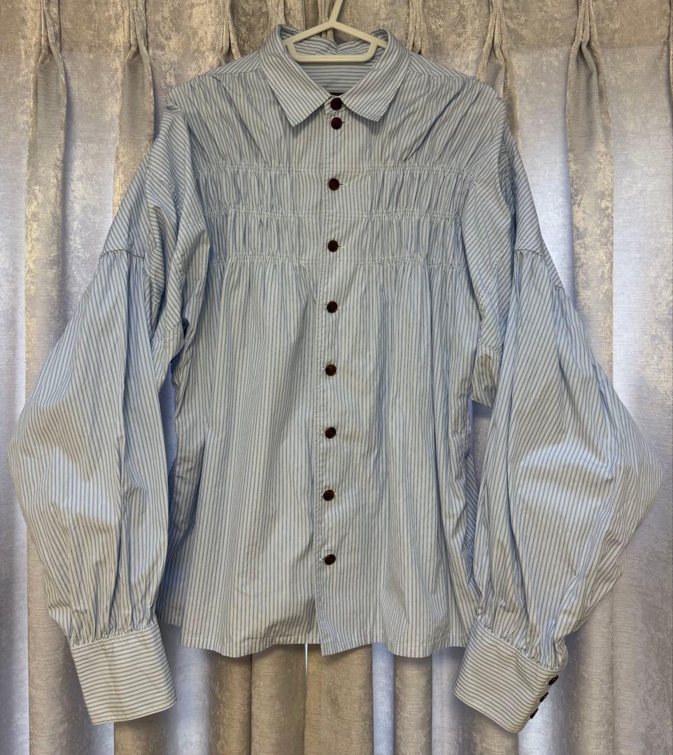 Christopher nemeth シャーリング ストライプシャツ