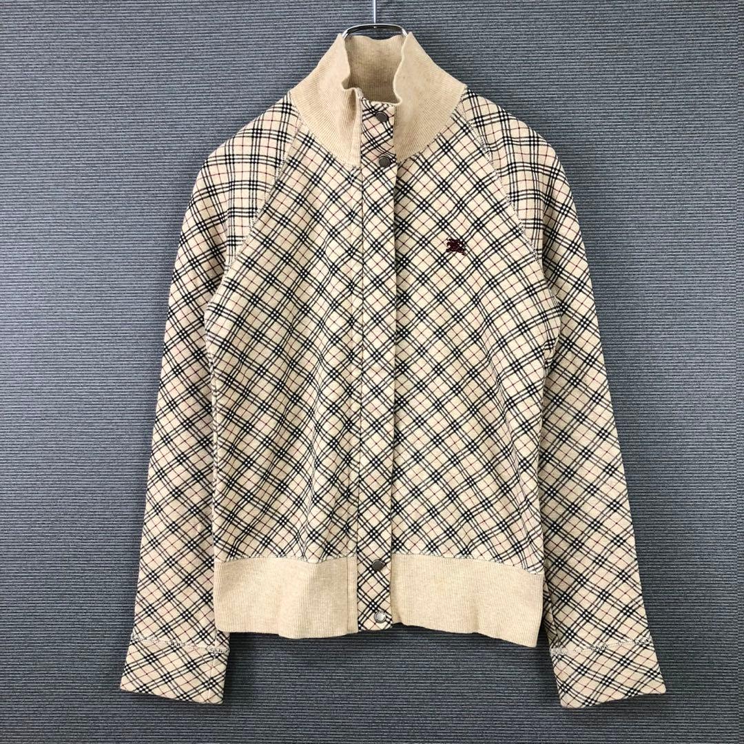 BURBERRY ノバチェック トラックジャケット 38 ベージュ