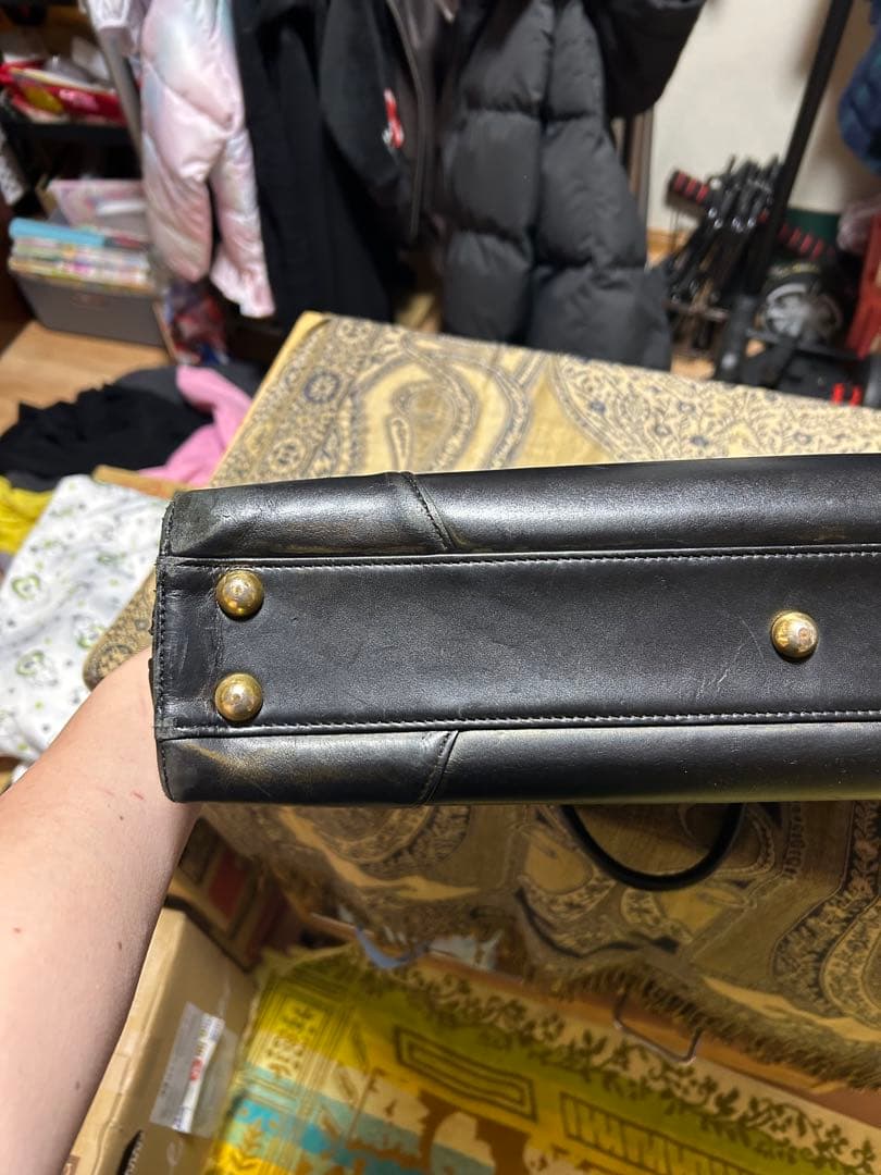 Vivienne Westwood バッグ プレーン 黒 オーブ レザー