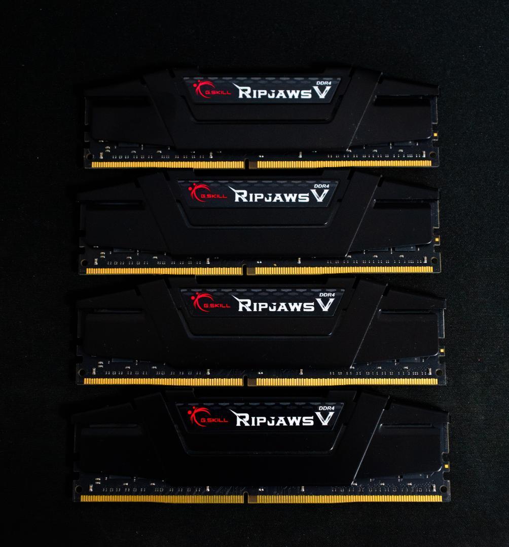 DDR4 3400 32GB 8GBx4枚 G.SKILL RIPJAWS V