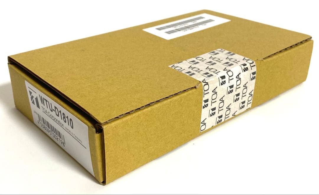 新品TOA デジタル ワイヤレス チューナーユニット WTU-D1810