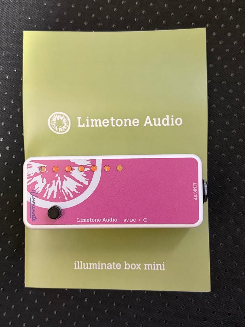 ギター Limetone Audio illuminate box mini pink