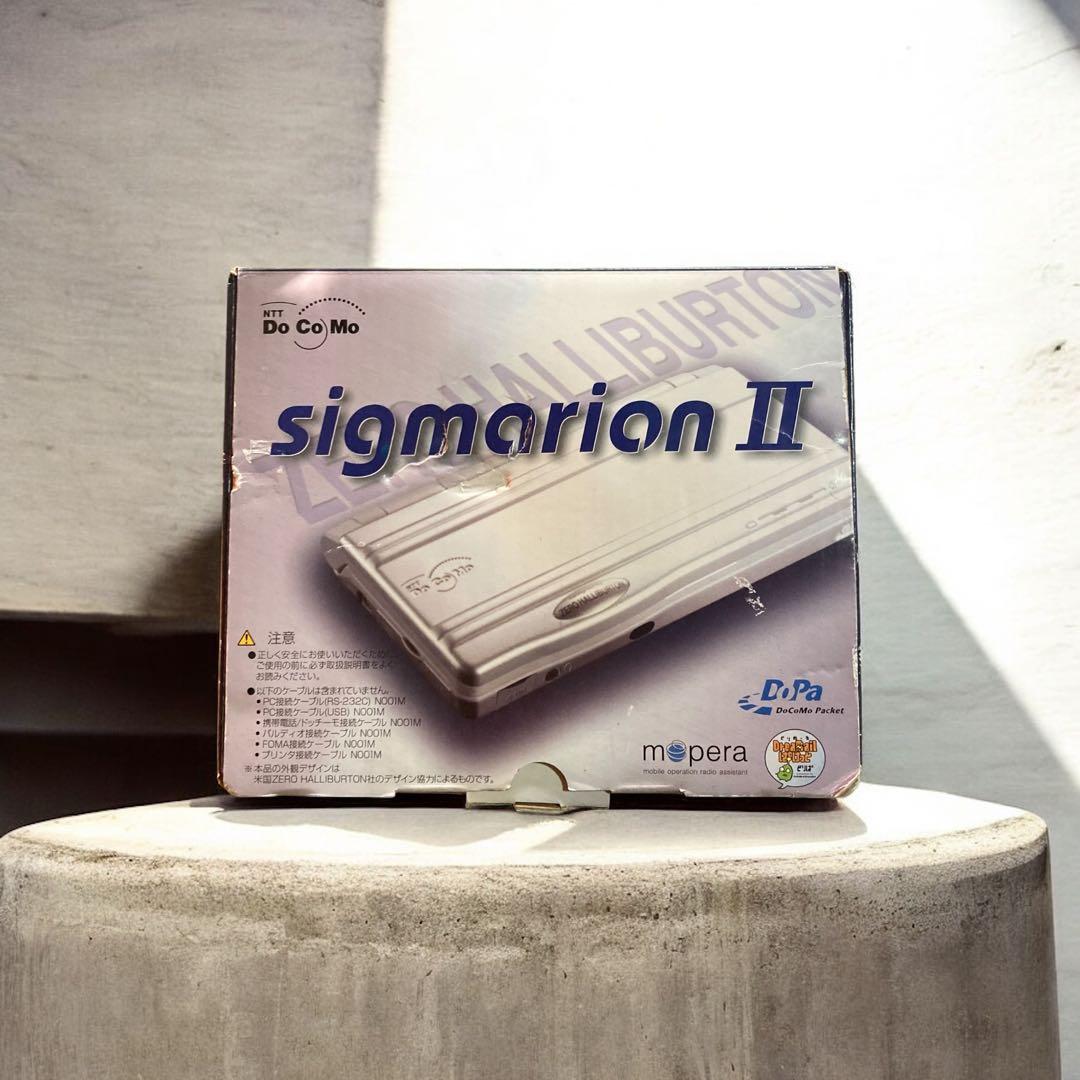 美品/ドコモSigmarion II（シグマリオンII）箱取説付通電可動ジャンク