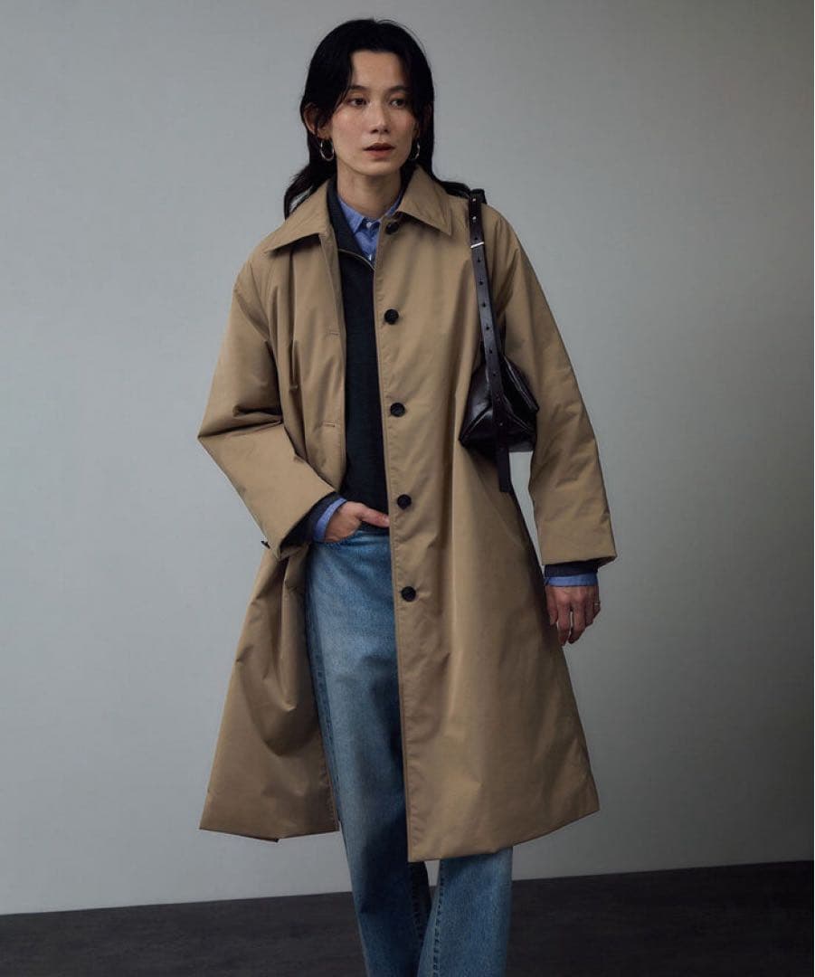 サロンアダムエロペ　FURLO DOWNバルマカンコート / 撥水ファーロダウン