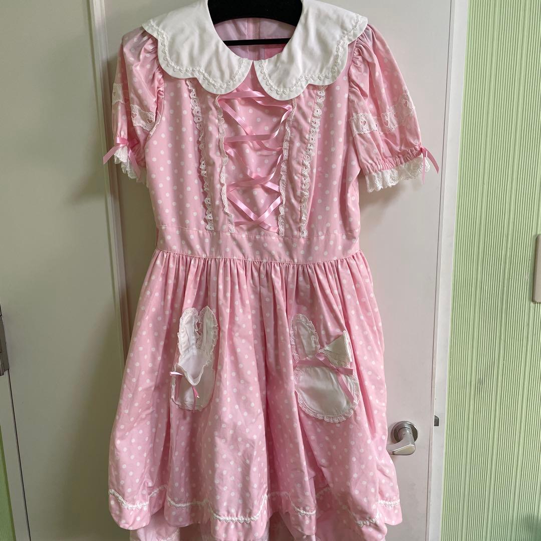 ピンク うさぎロリィタ