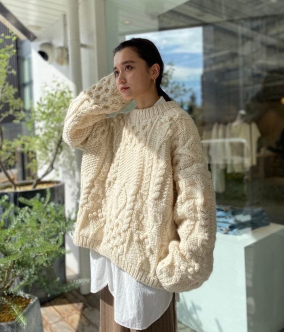 Pattern Hand Knit トゥデイフル　パターンハンドニット