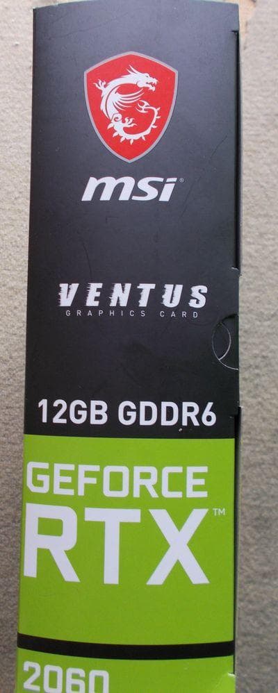 MSI RTX2060 VENTUS 12GB OC 動作確認済