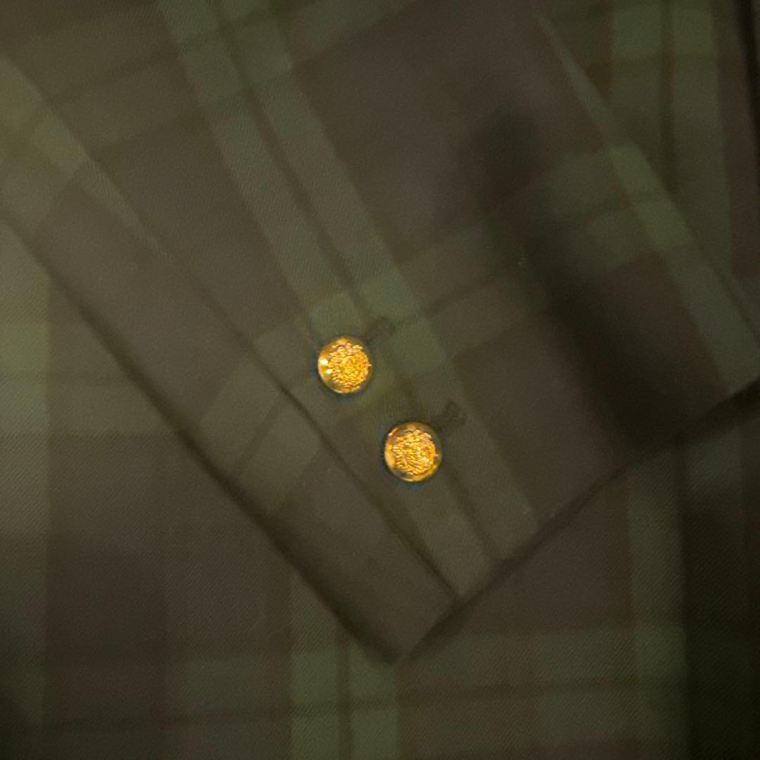 BEAMS BOY チェック柄ビジネススーツ