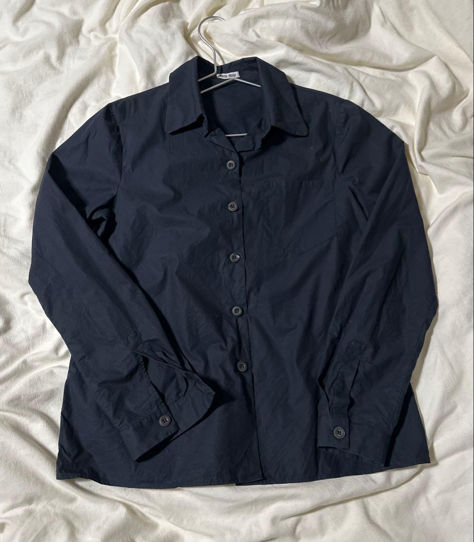 トップス MIUMIU archive box shirt