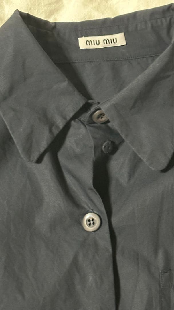 トップス MIUMIU archive box shirt