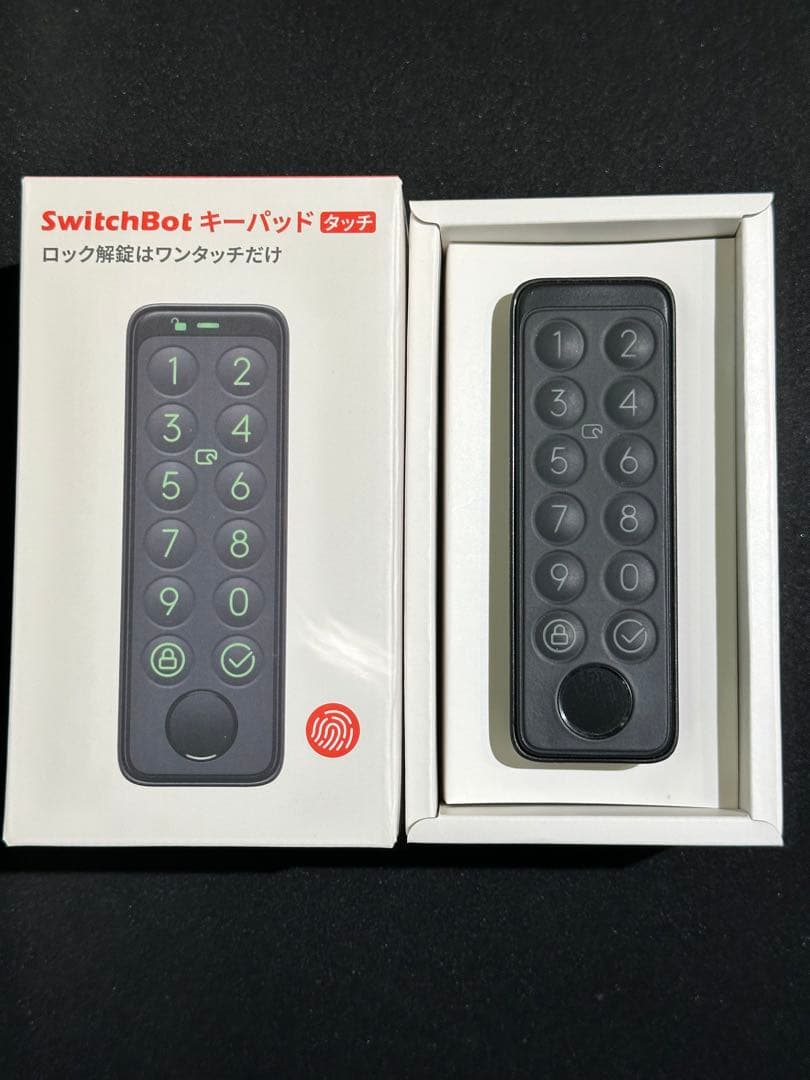 SwitchBot ロック pro 本体 ＆ 指紋認証パッド ＆ 専用充電池