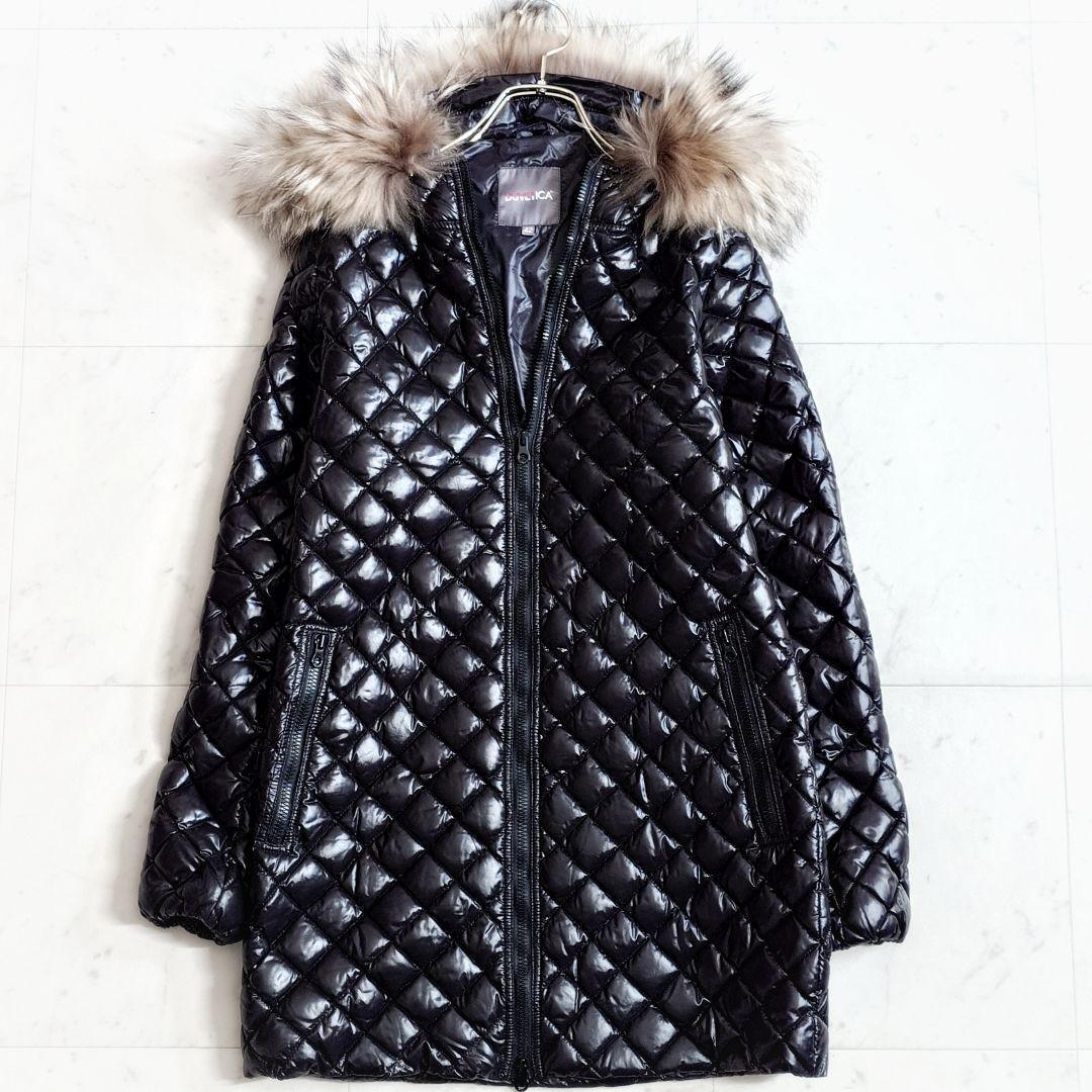 ア*ー様 最終オークション❣️【大きいサイズ42】デュベティカ ファー付 ダウン